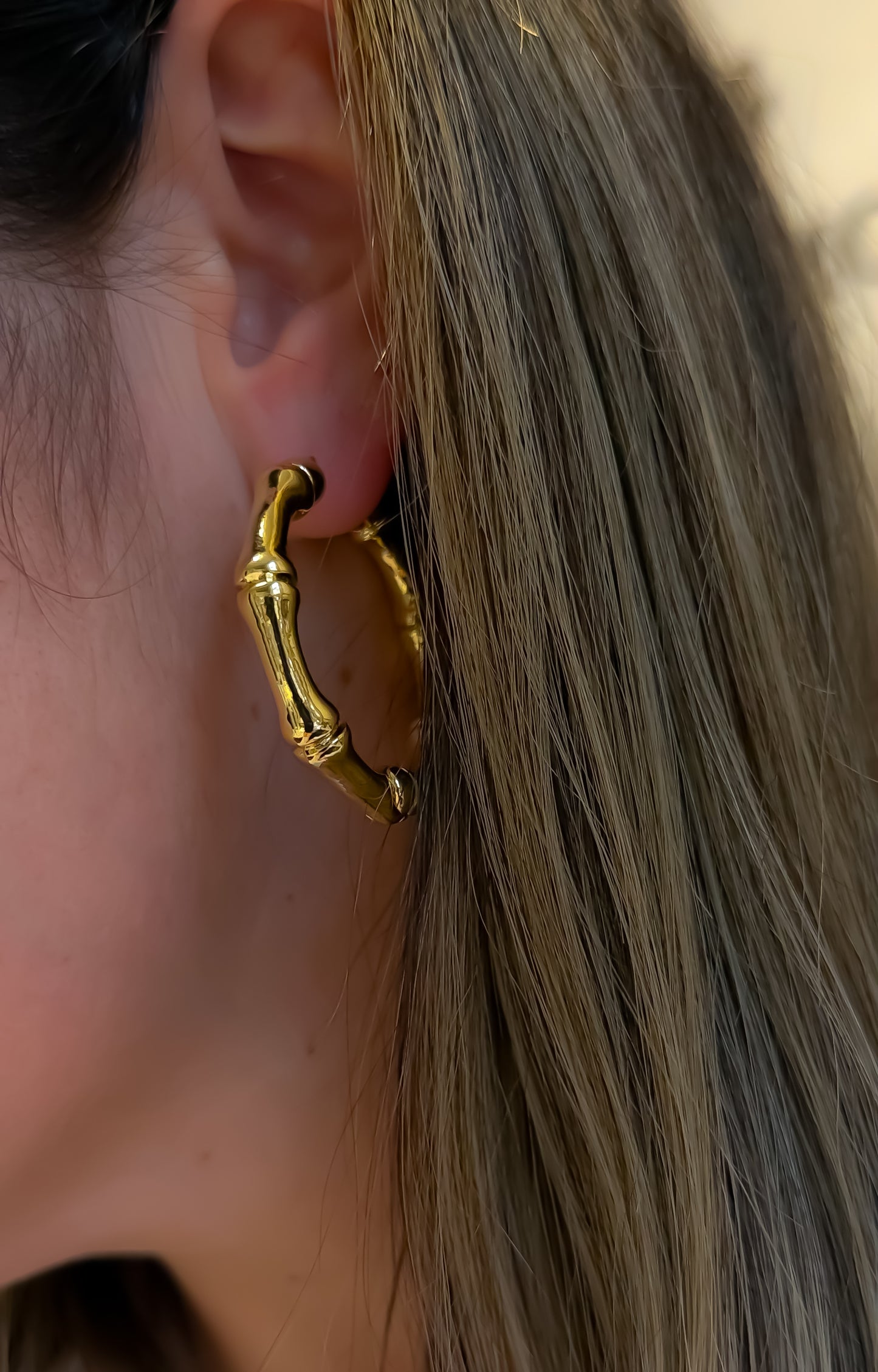 EARRING HOOPS BONES