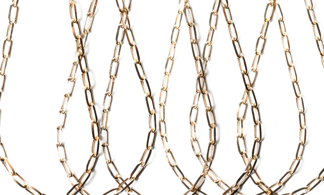 NECKLACE CHAIN PAPERCLIP DELUXE