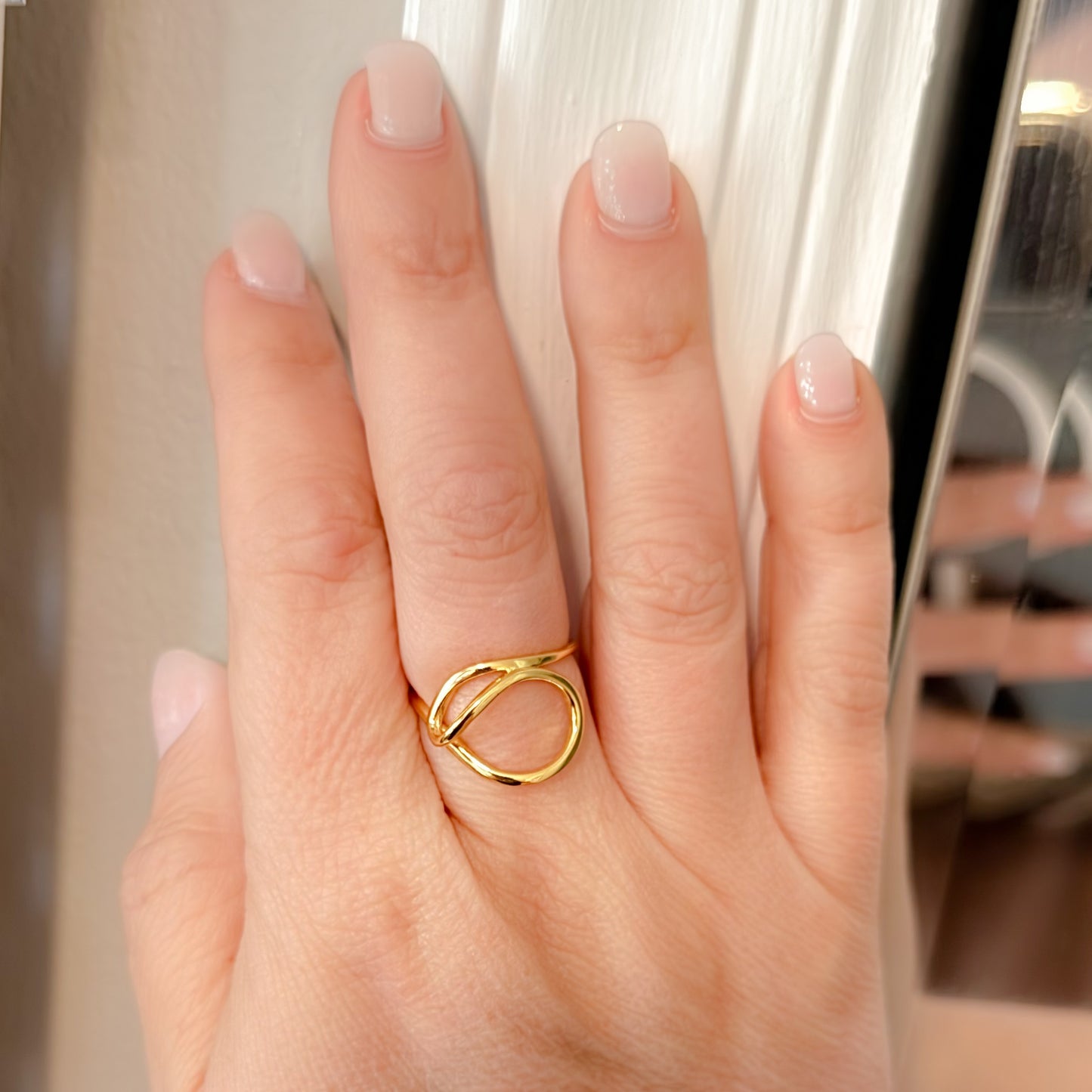 RING ORGANIC KNOT ADJUSTABLE