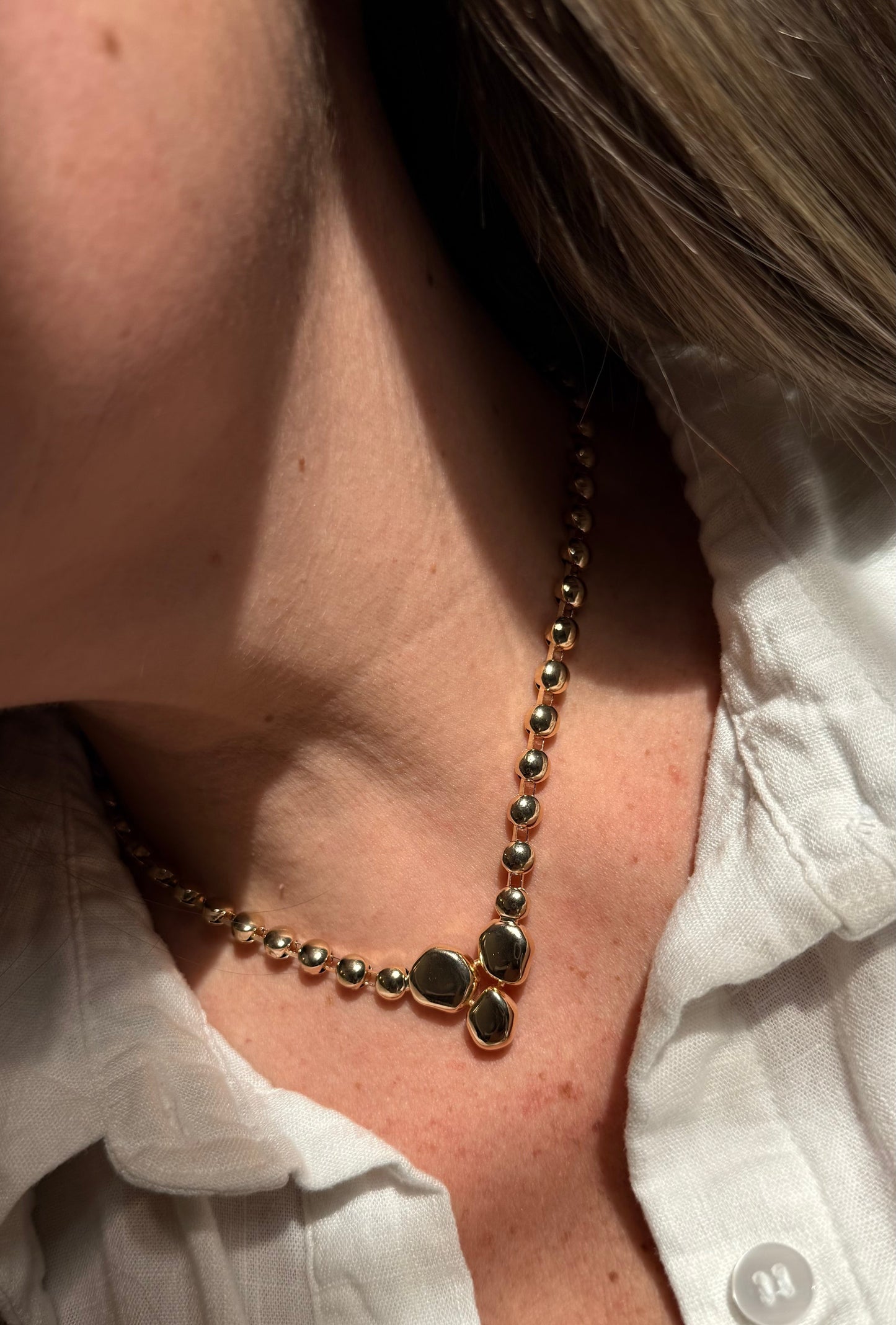 NECKLACE ORGANIC DROPS