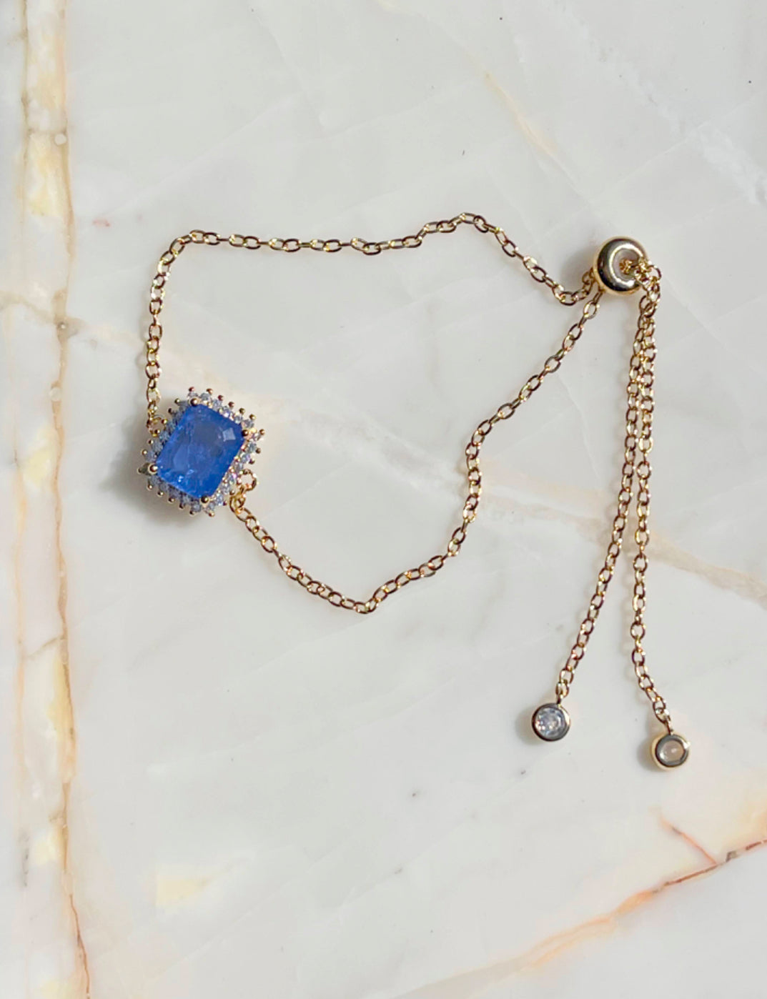 PULSEIRA RETÂNGULO FUSÃO TANZANITA