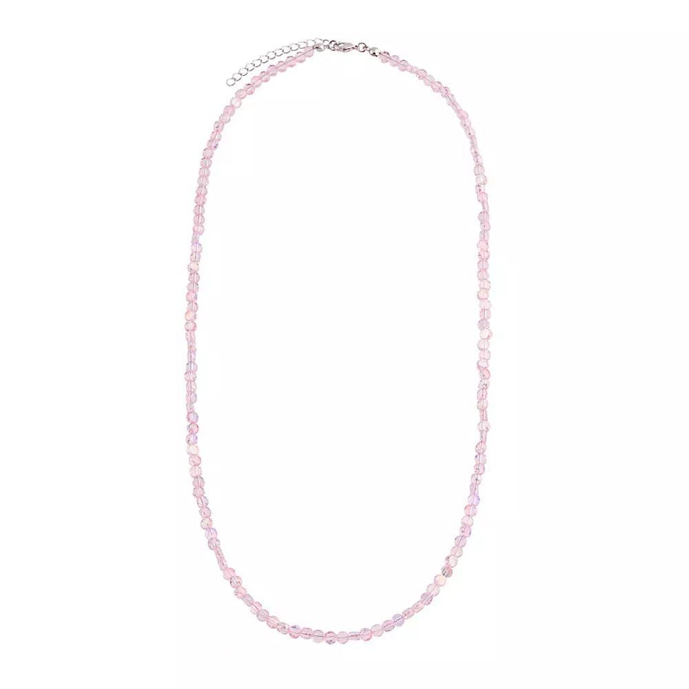 NECKLACE CRYSTAL FLAT CIRCLES