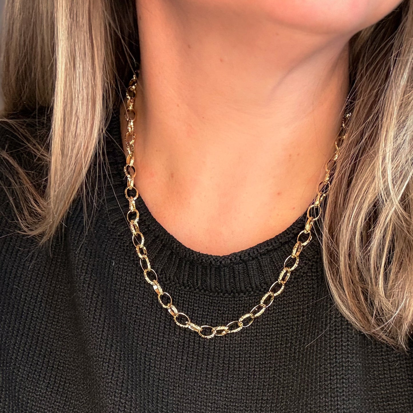 NECKLACE TEXTURES CHAIN