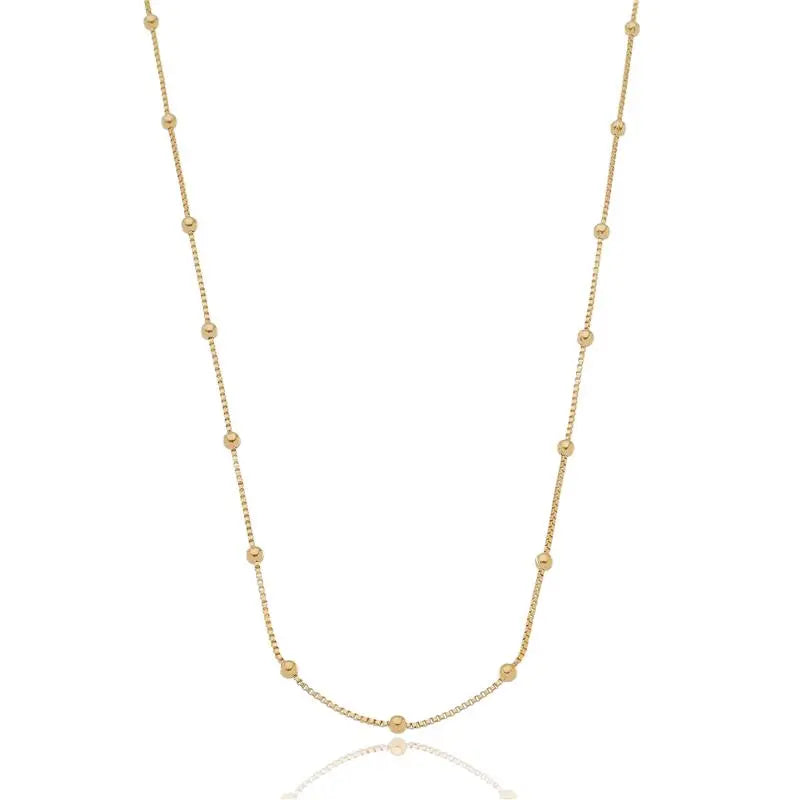 NECKLACE MINI SPHERES 40cm
