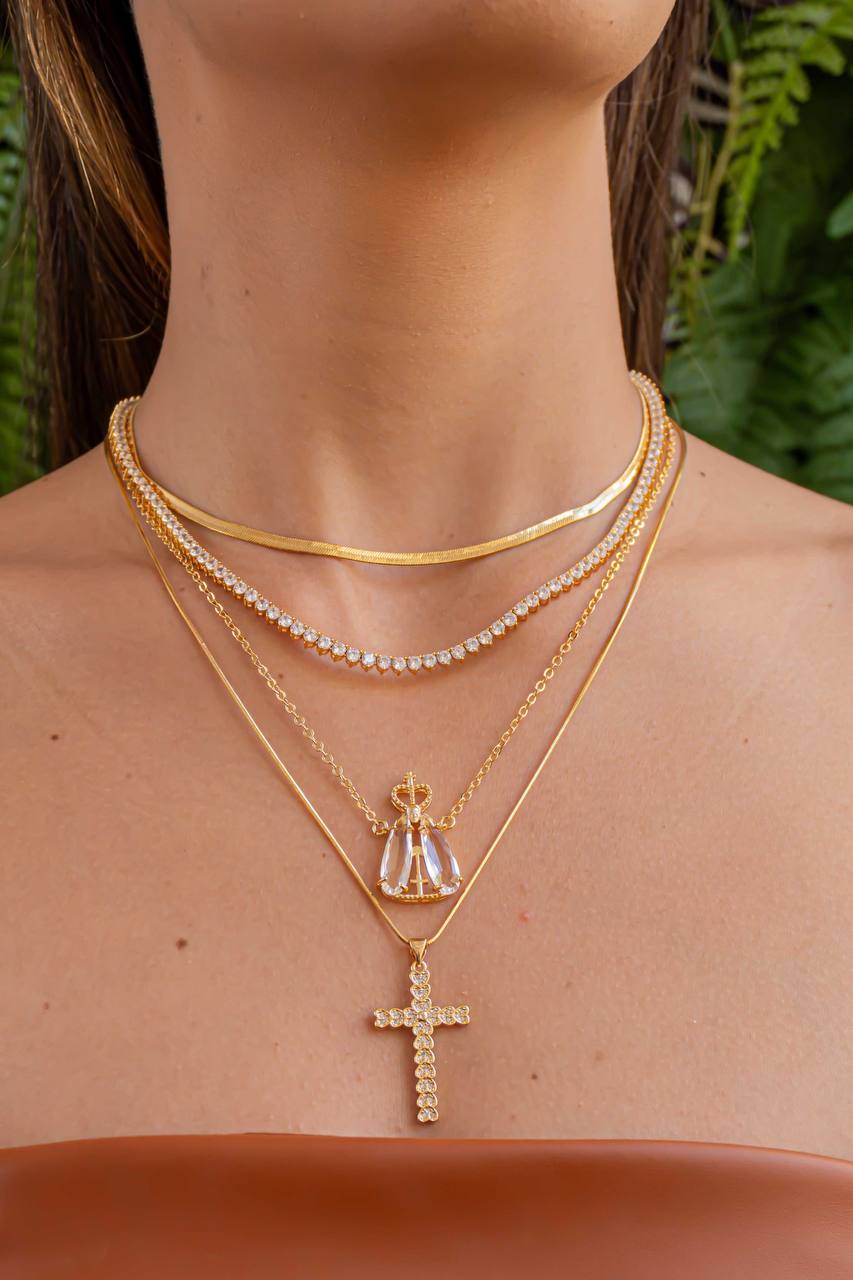 NECKLACE OUR LADY APARECIDA GLAM