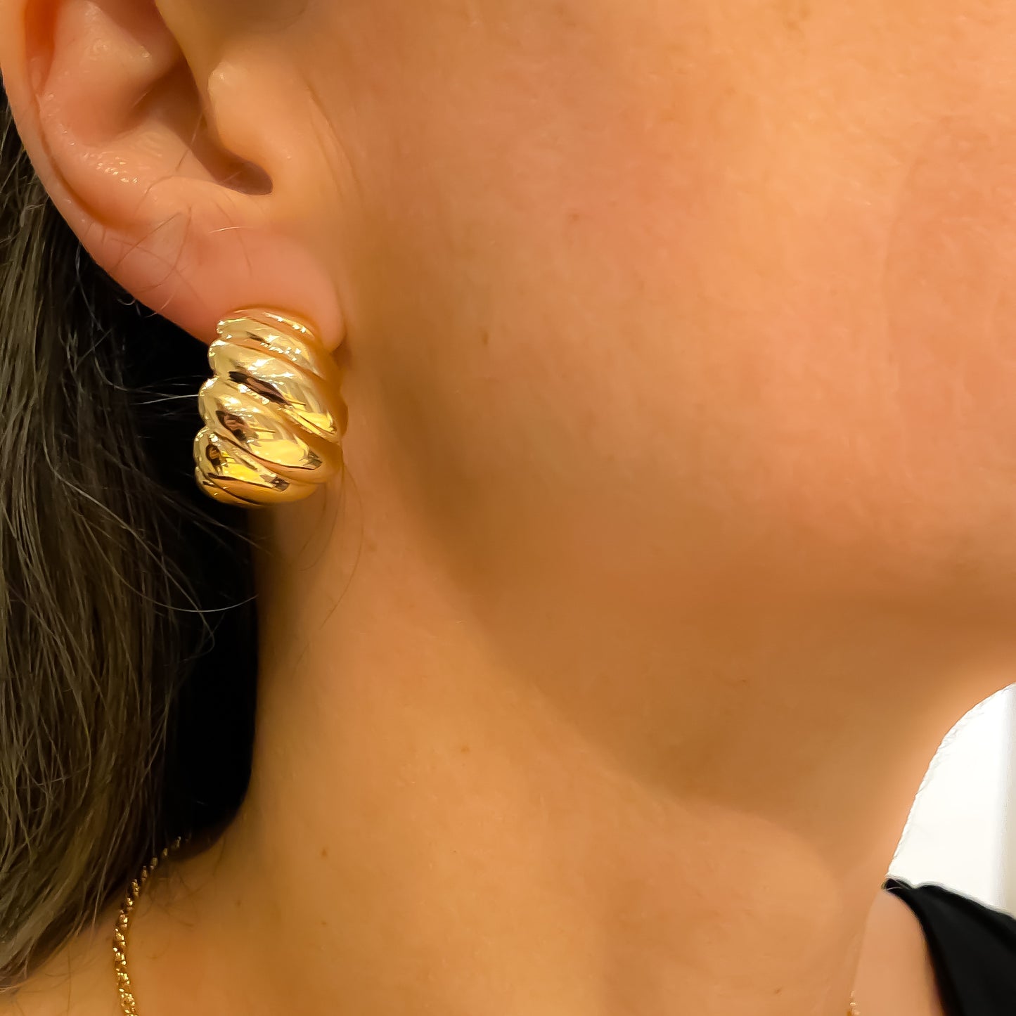 EARRING HOOPS MAXI WAVES