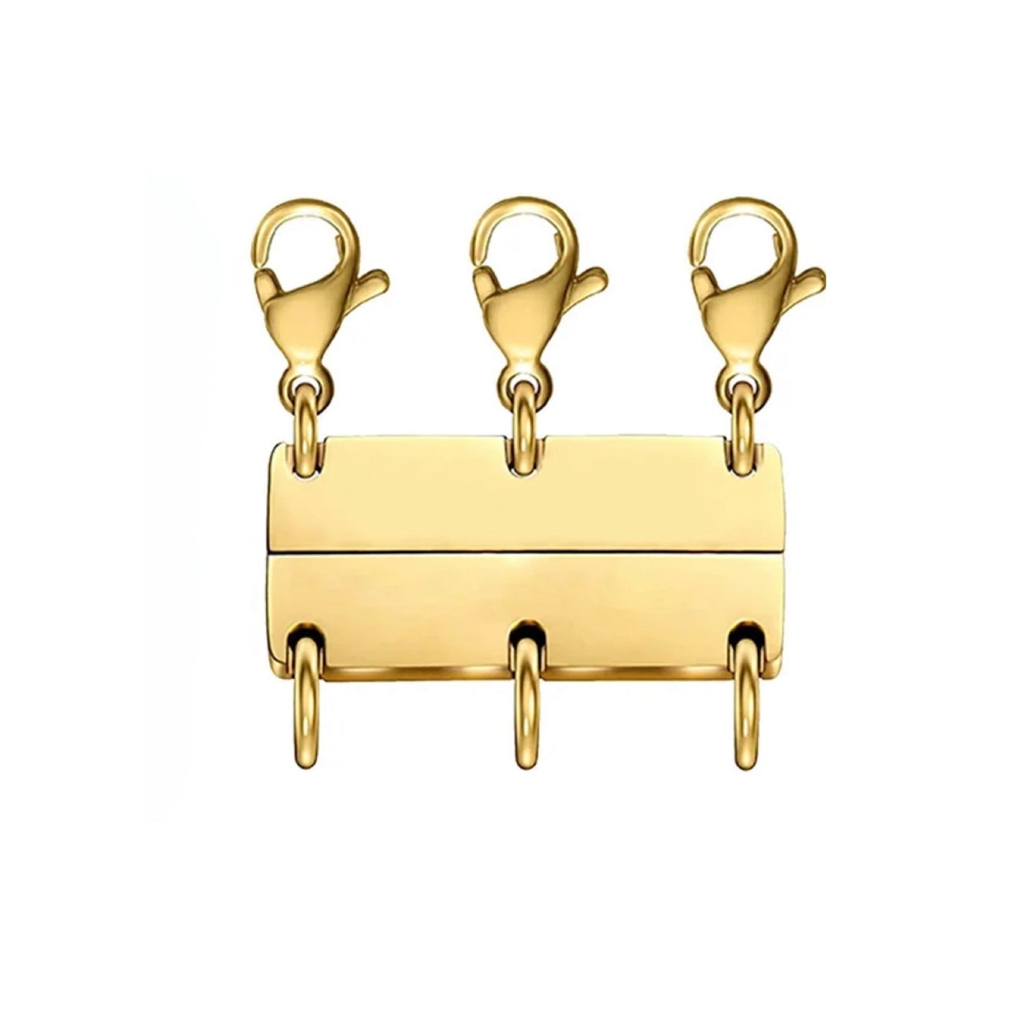 MAGNETIC CLASP FOR NECKLACE OR BRACELET LAYERING
