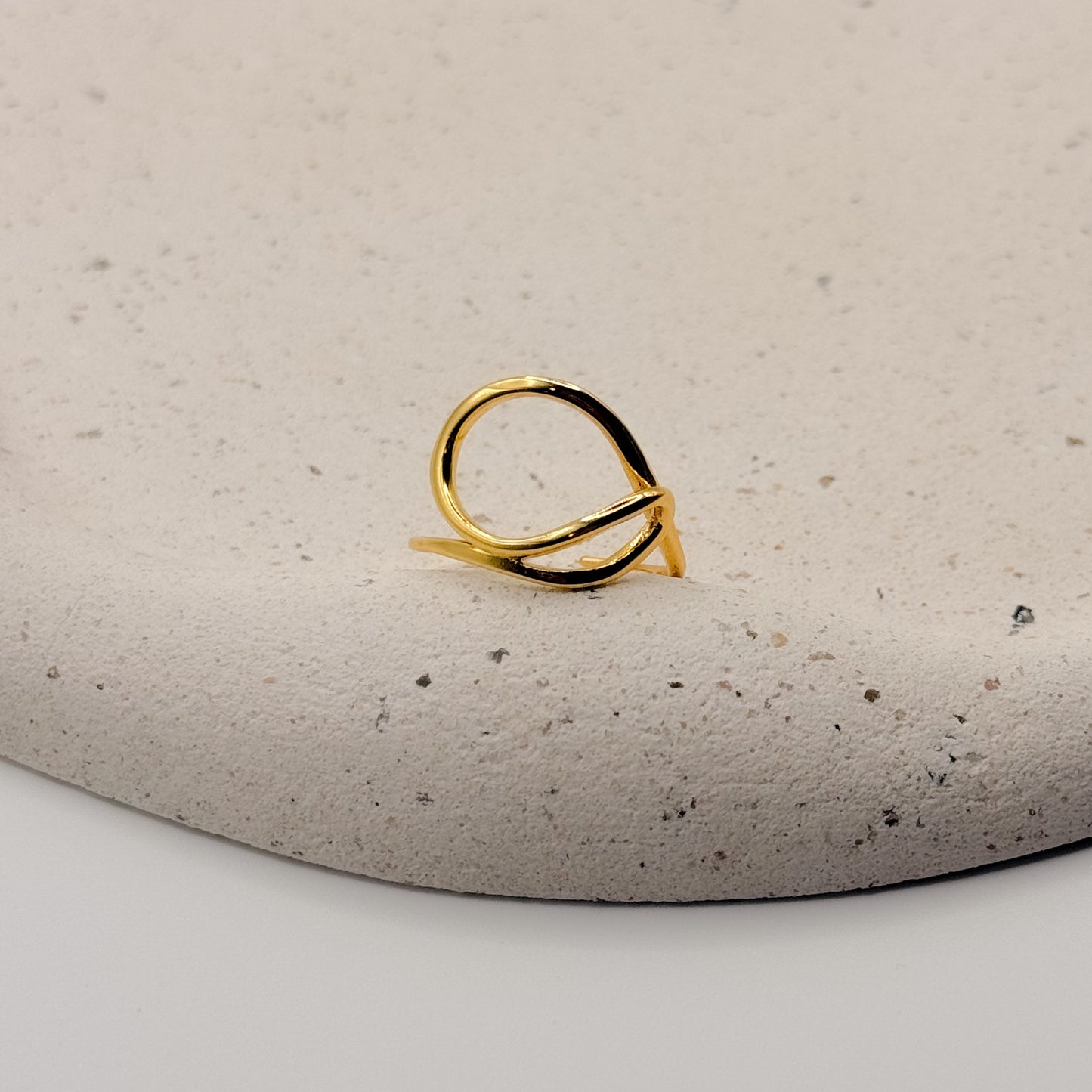 RING ORGANIC KNOT ADJUSTABLE