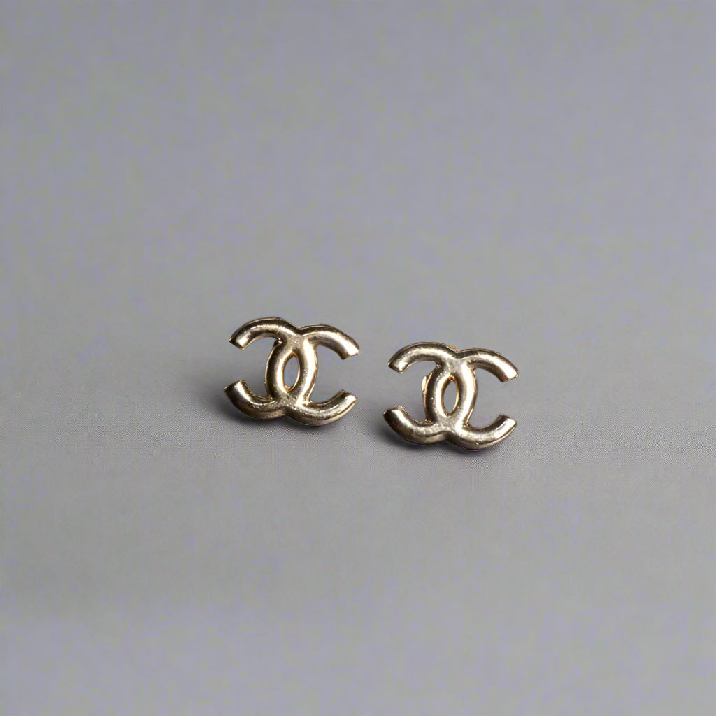 Double c chanel on sale earrings