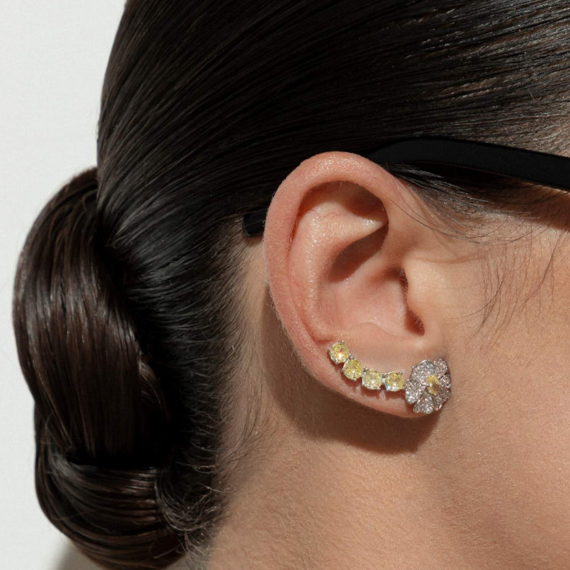 EARRING CLIMBER CUBIC ZIRCONIA