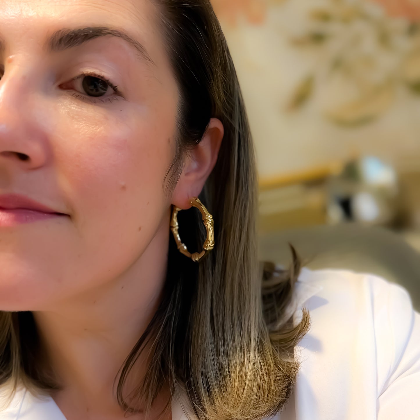 EARRING HOOPS BONES