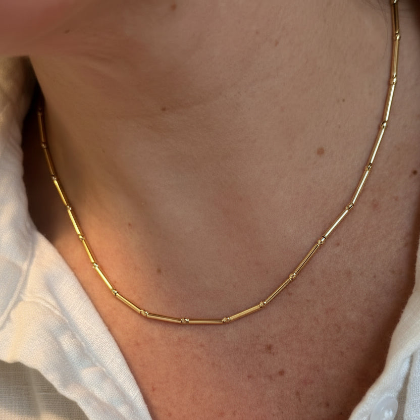 NECKLACE TUBES AND SPHERES