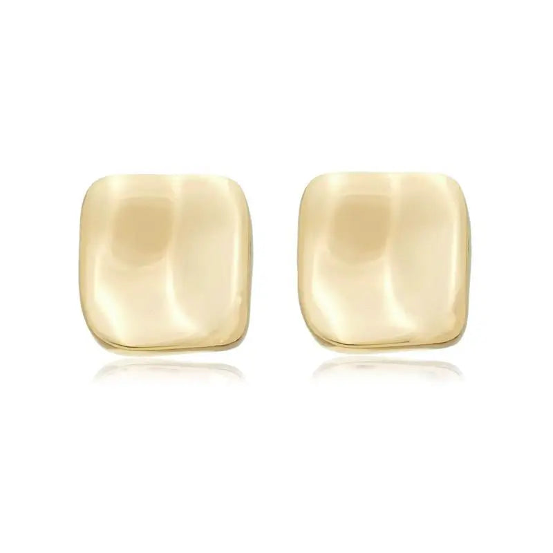 EARRING LARGE ORGANIC SQUARE