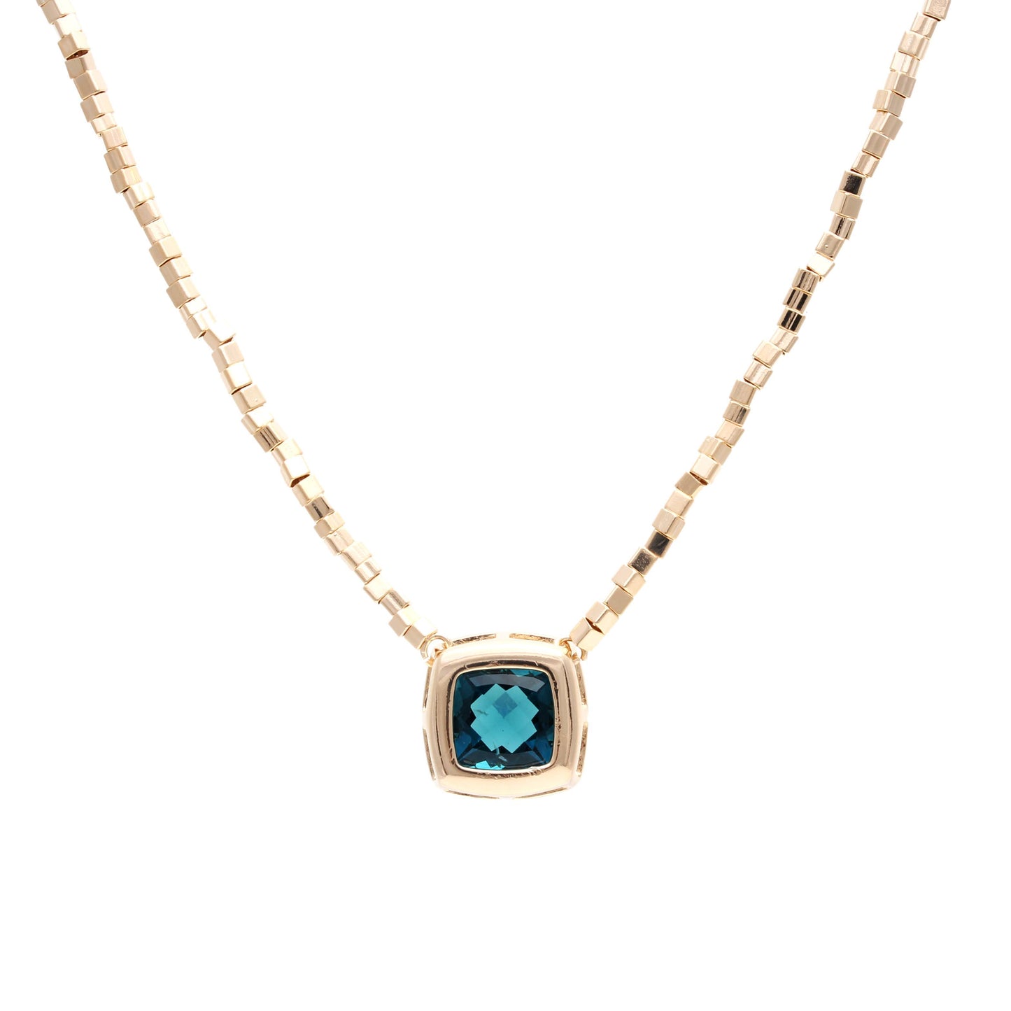 COLAR LONDON BLUE SQUARE CRYSTAL