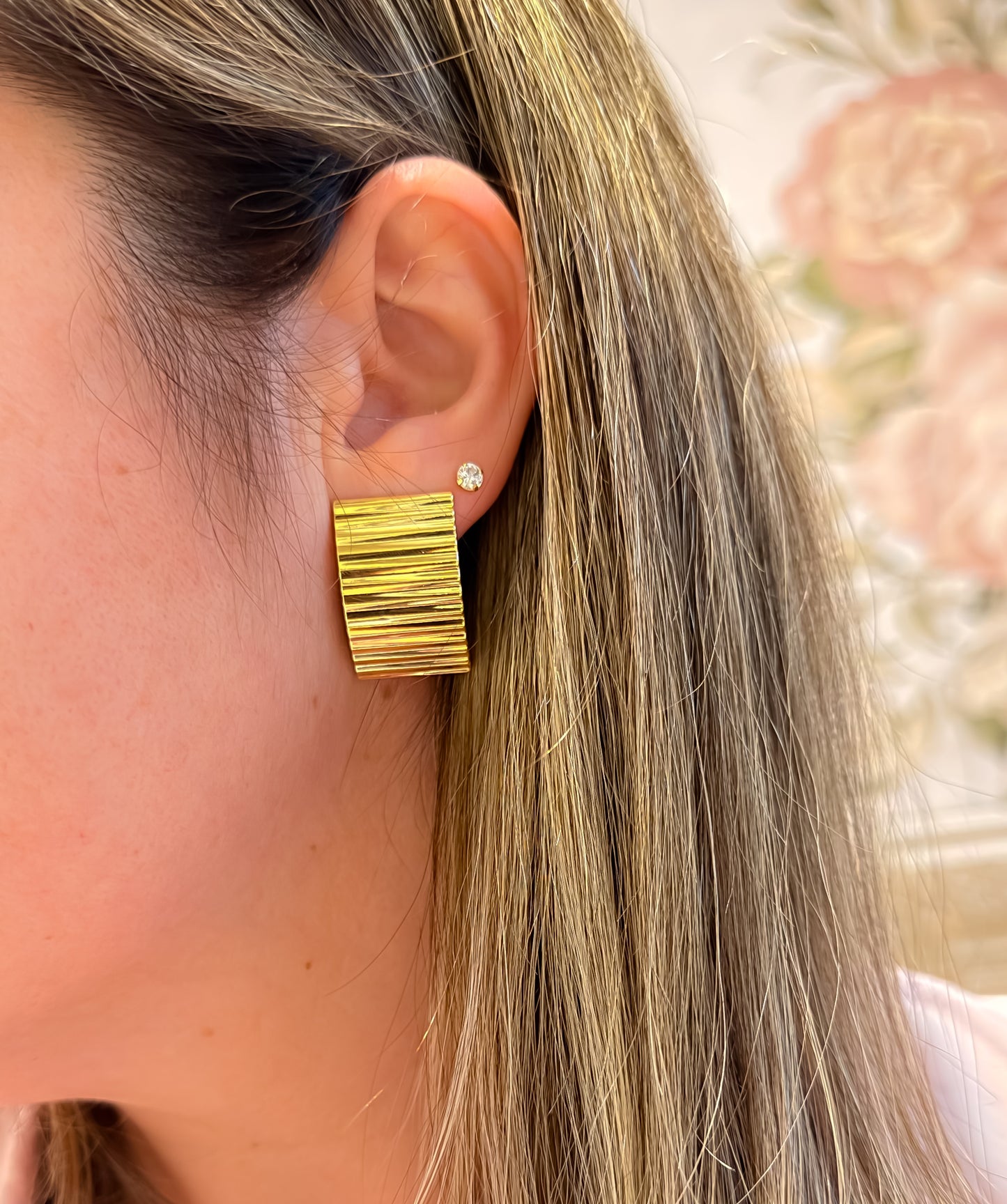 EARRING RECTANGLE FASHION