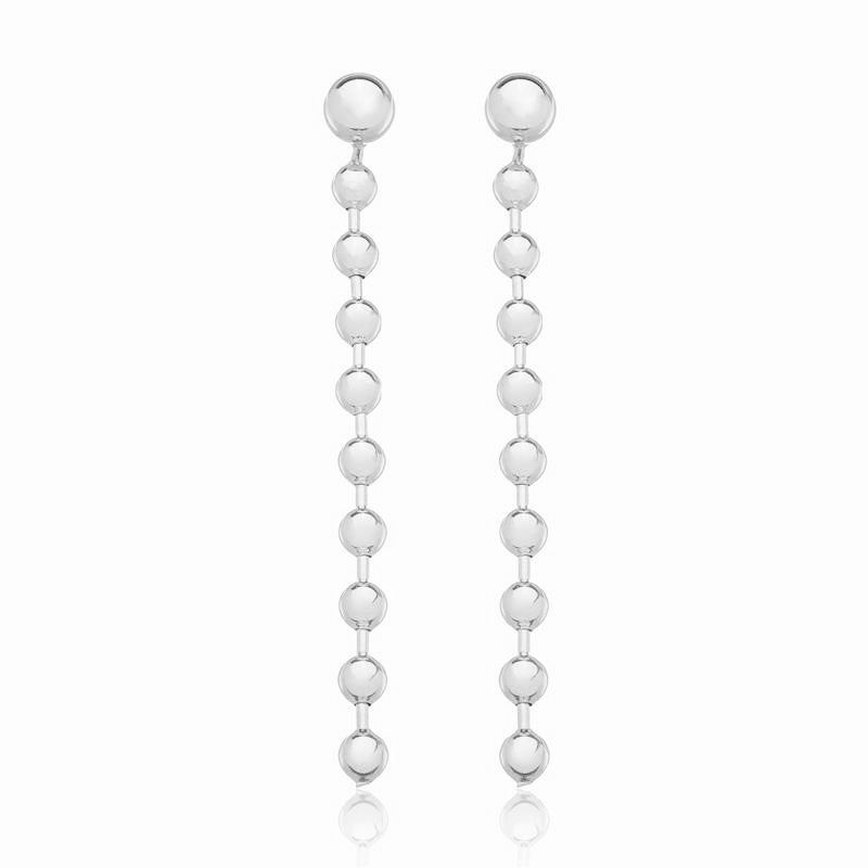 EARRING LONG SPHERES