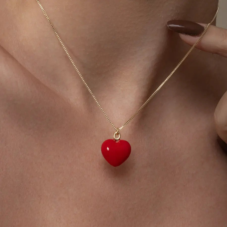 NECKLACE CHUBBY HEART