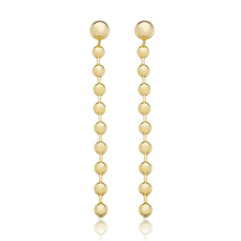EARRING LONG SPHERES