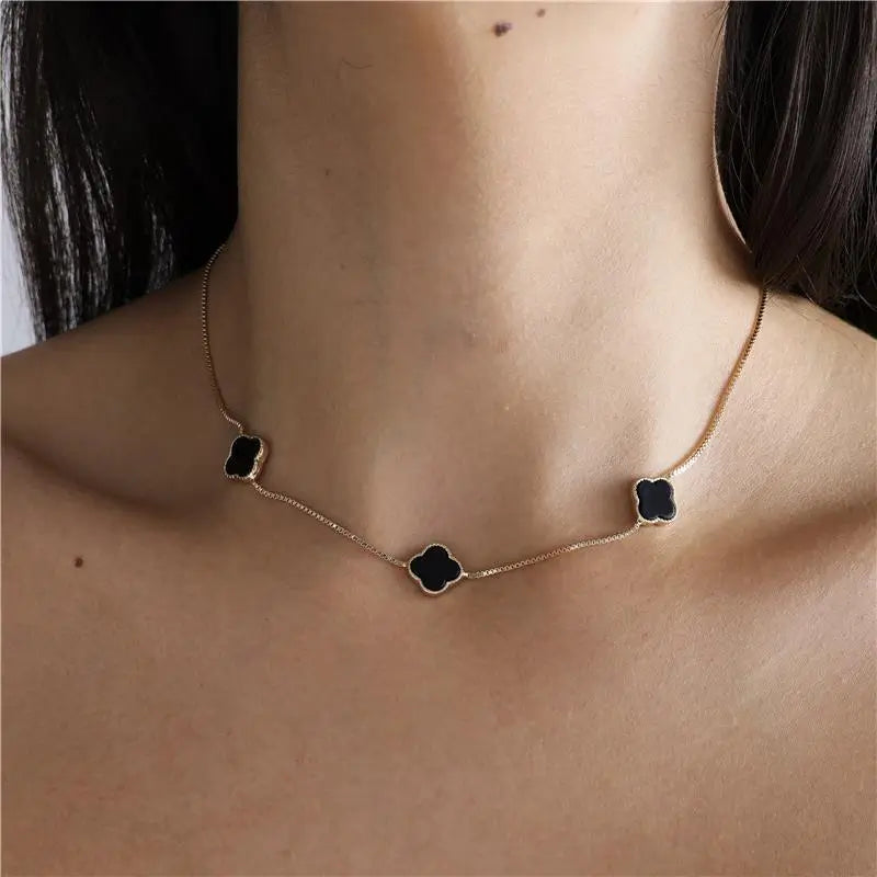 NECKLACE VC BLACK ONIX