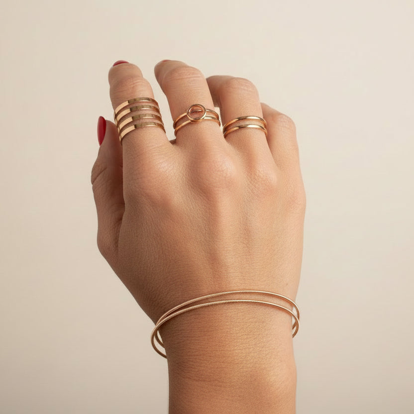 BRACELET GUITAR STRING MAGNETIC CLASP