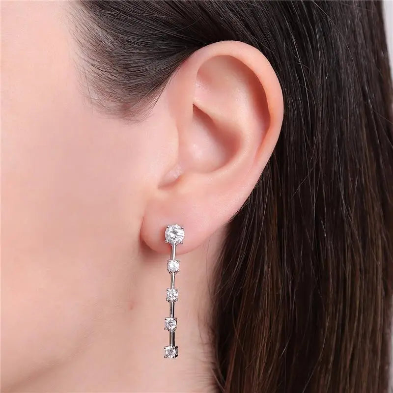 EARRINGS RIVIERA CUBIC ZIRCONIA