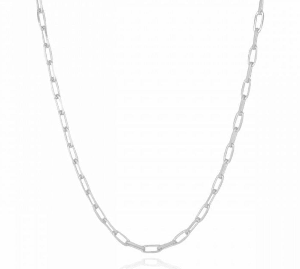 NECKLACE CHAIN PAPERCLIP 4MM