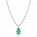 NECKLACE MODERN RIVIERA WITH TEAR DROP FUSION CRYSTAL