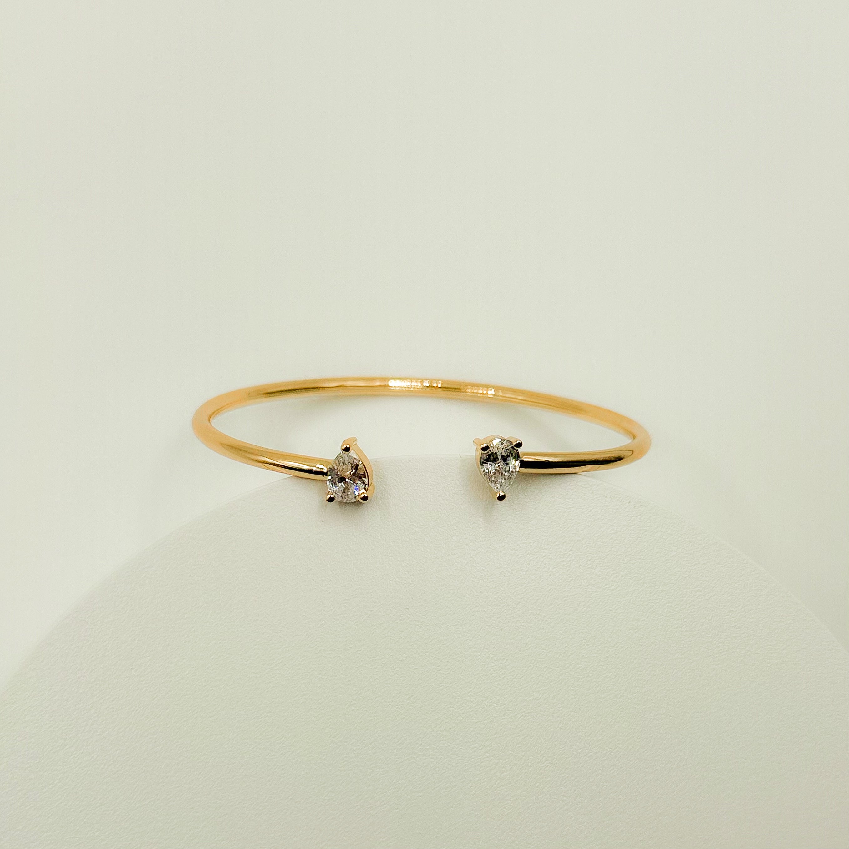 BRACELET TEAR DROPS CUBIC ZIRCONS