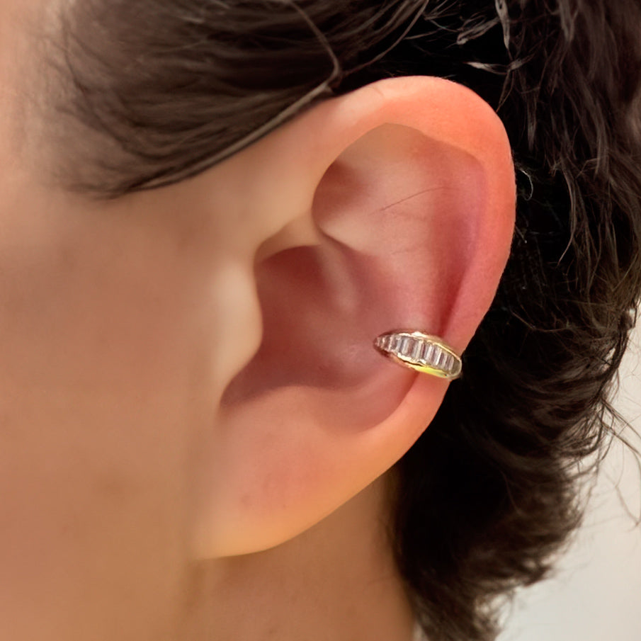 EAR-CUFF BAGUETTE CRYSTALS