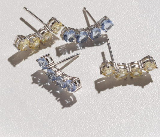 EARRING CLIMBER CUBIC ZIRCONIA