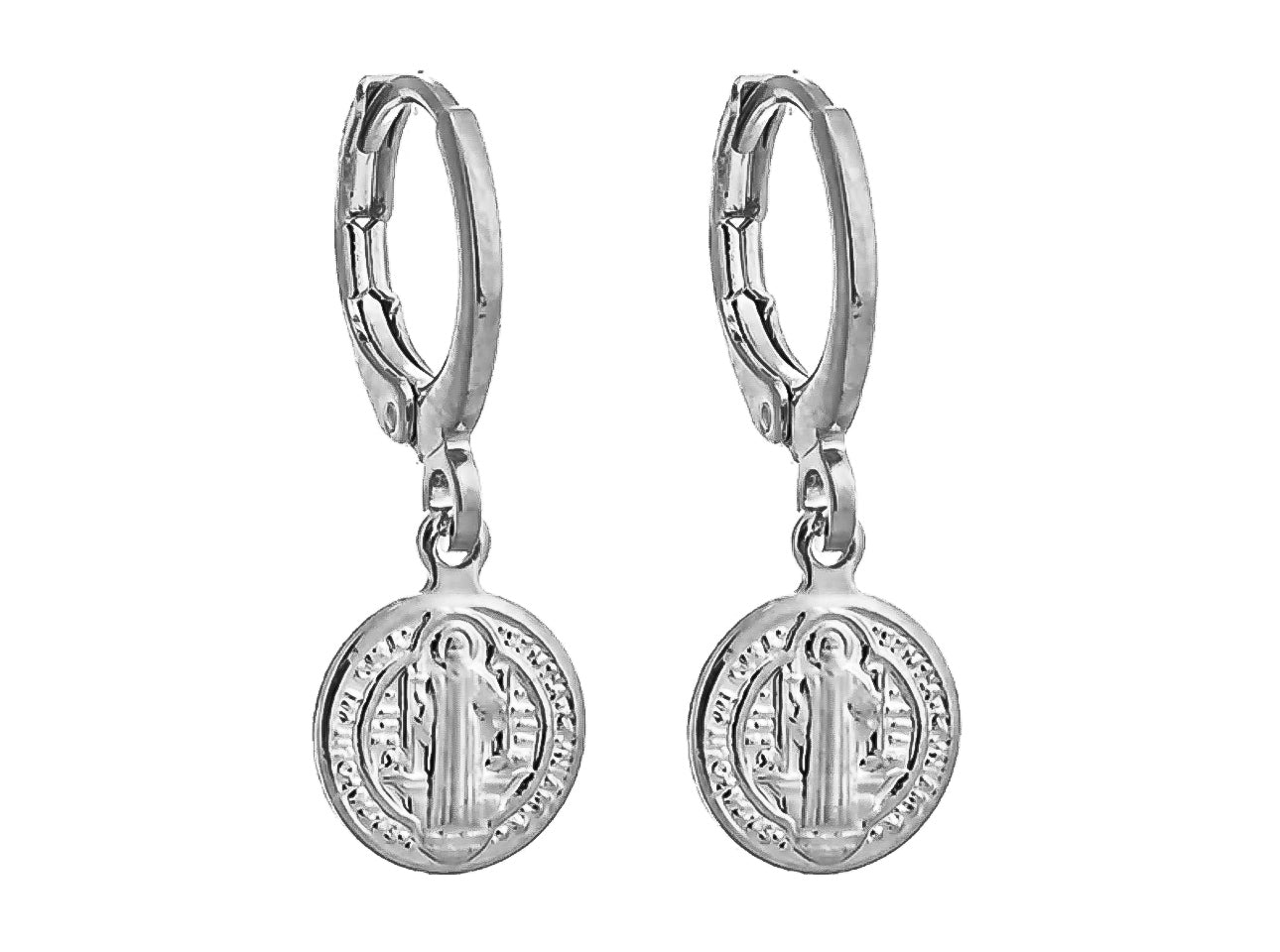 EARRING SMALL HOOPS ST BENEDICT