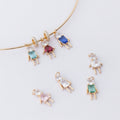 NECKLACE FAMILY LOVE WIRE + CHILD PENDANTS