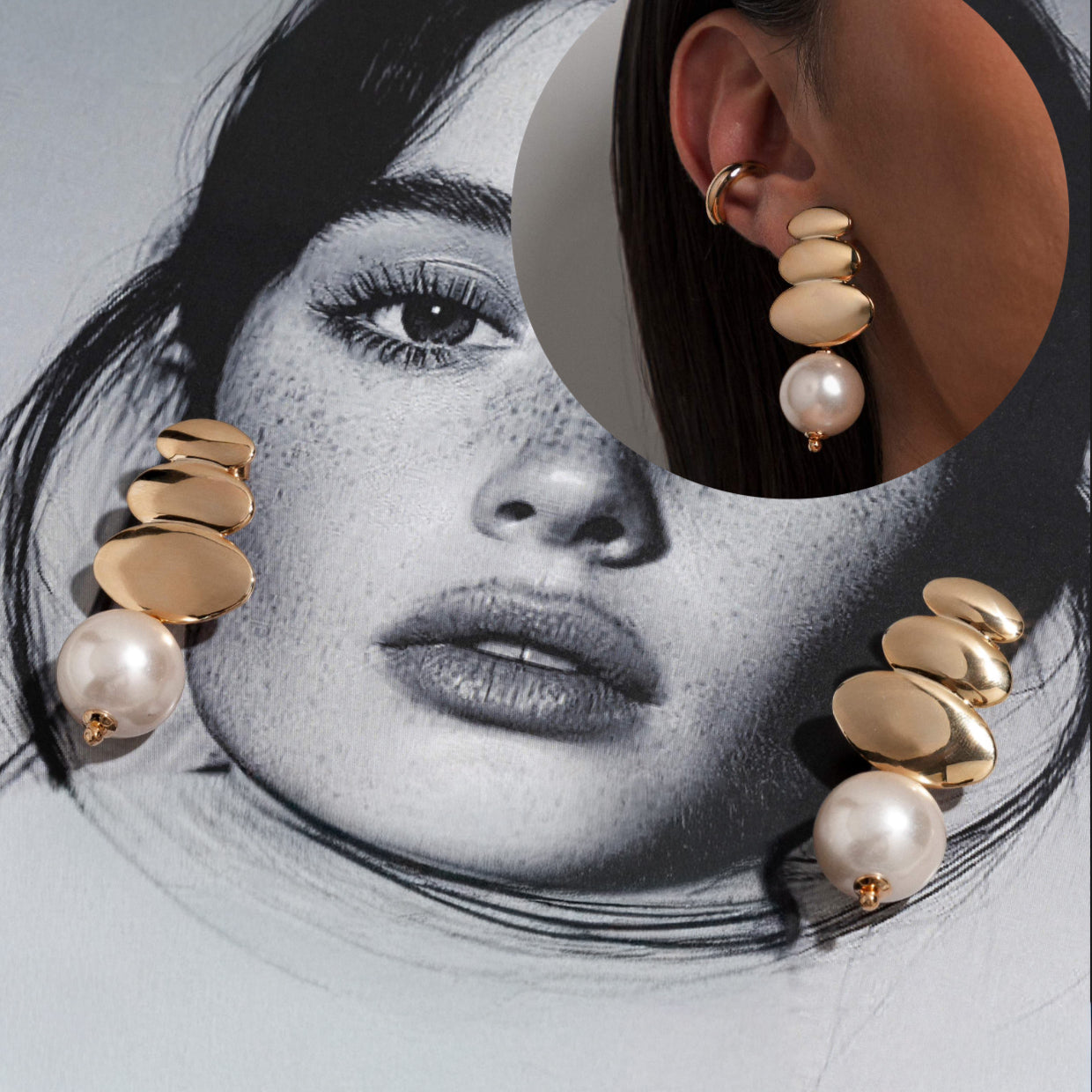 EARRINGS CHIC MAXI PEARL