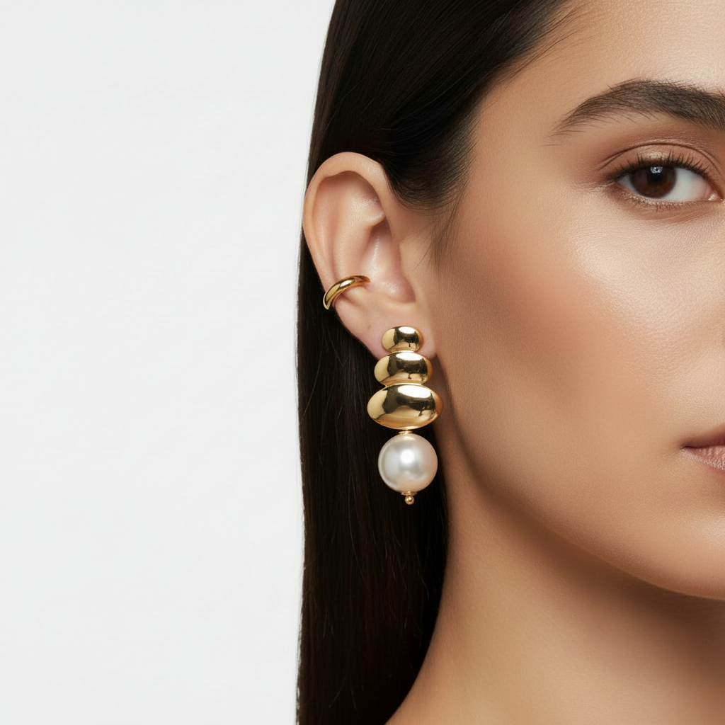 EARRINGS CHIC MAXI PEARL