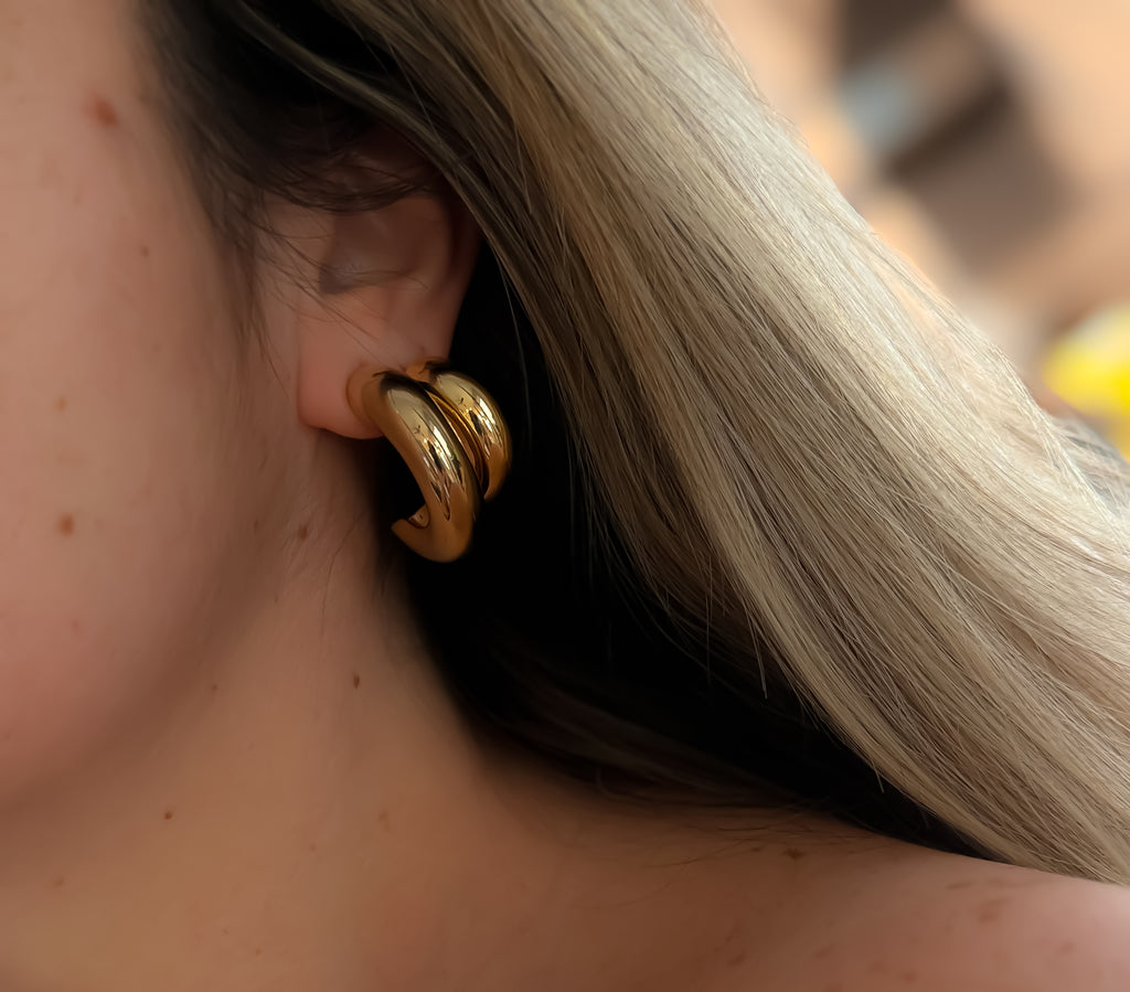 EARRING HOOPS BASIC CHIC