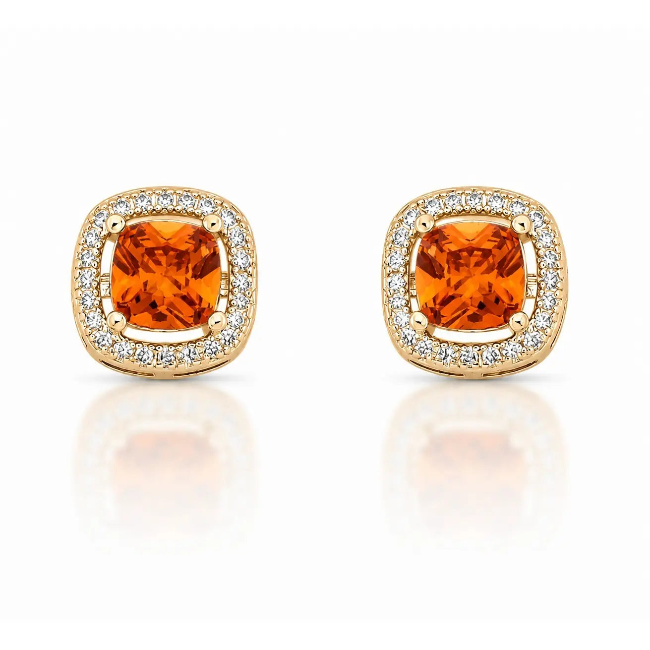 EARRING STUDS LUX CUBIC ZIRCONIA