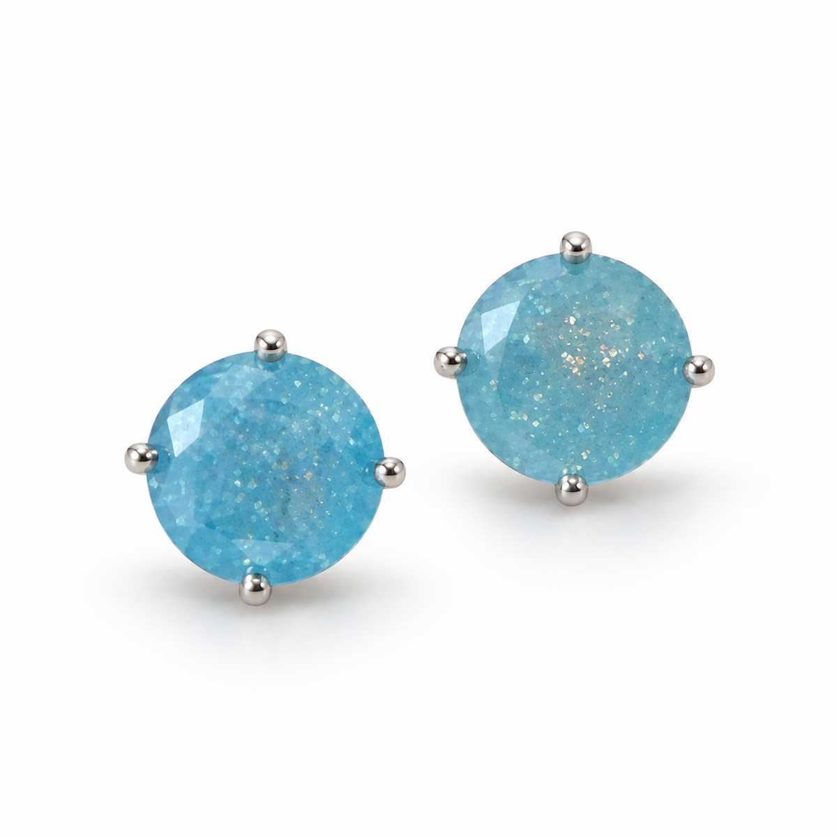 EARRING STUDS CANDY COLORS CUBIC ZIRCONIA