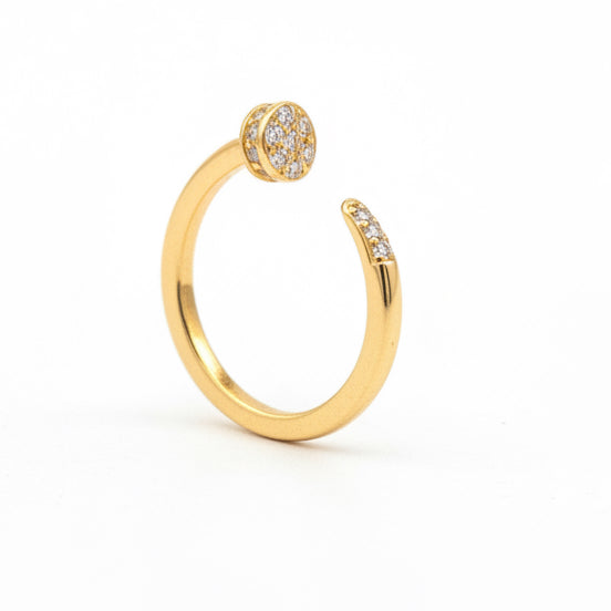 ANEL PARAFUSO MICRO CRISTAIS AJUSTÁVEL