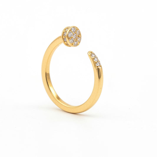 ANEL PARAFUSO MICRO CRISTAIS AJUSTÁVEL