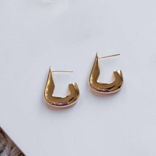 EARRING HOOP J SHAPE