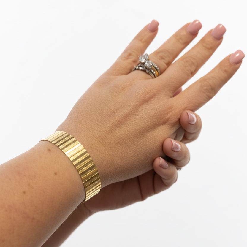 BRACELET DIVA TEXTURE BANGLE