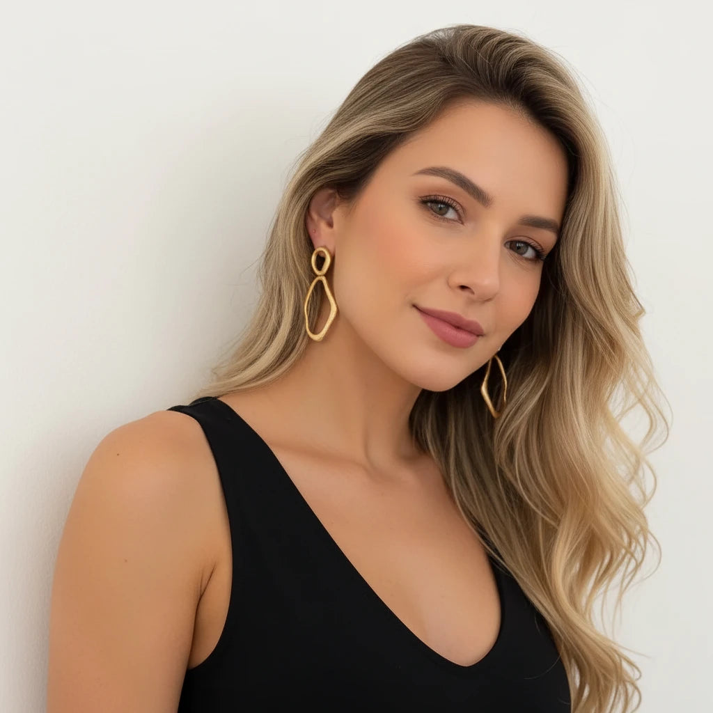 EARRINGS ORGANIC MATTE