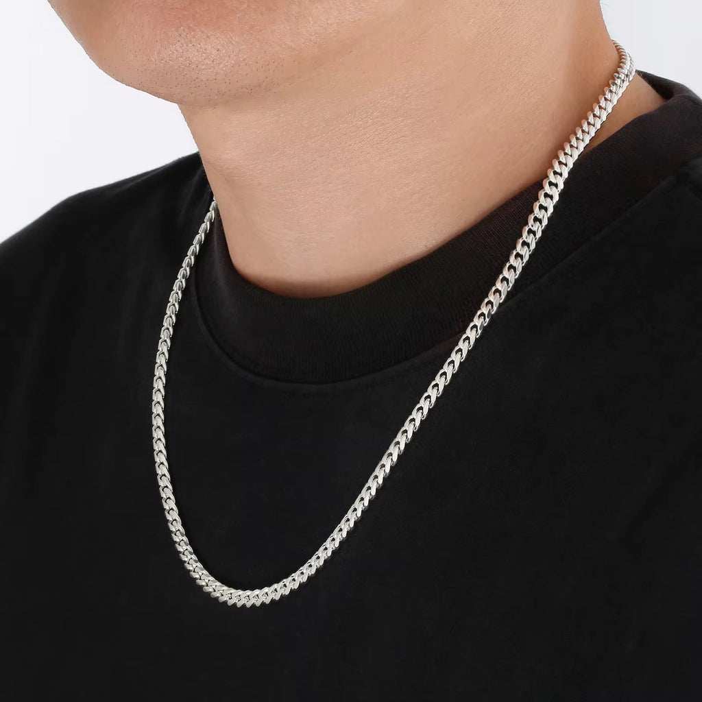 NECKLACE CUBAN CHAIN 5MM FOR HIM