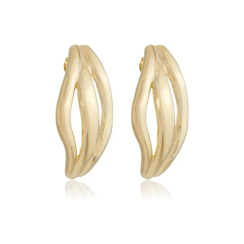 EARRINGS MAXI 3 ORGANIC WAVES
