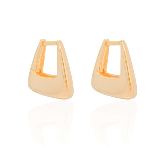 EARRING MODERN SQUARE HOOP