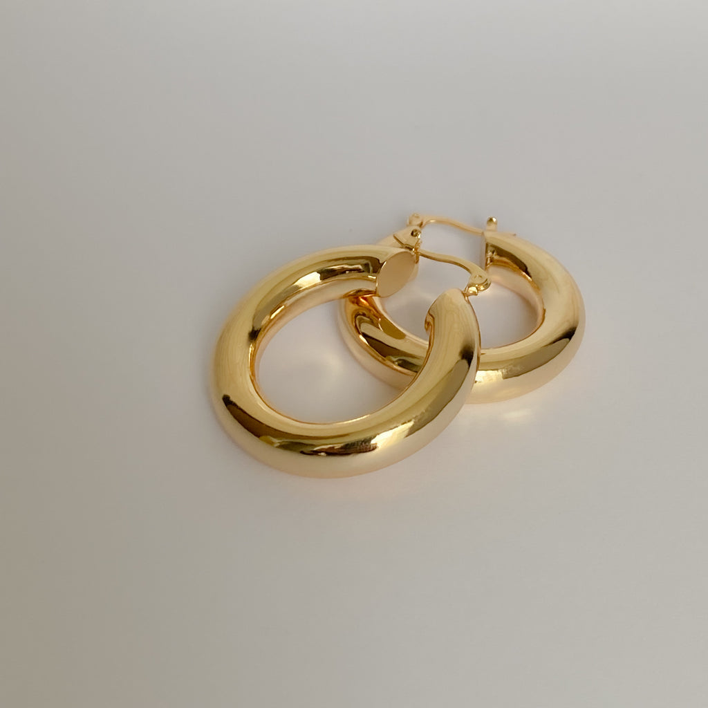 EARRING HOOPS CHUNKY MAXI BASICS