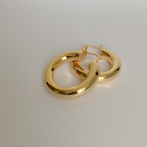 EARRING HOOPS CHUNKY MAXI BASICS