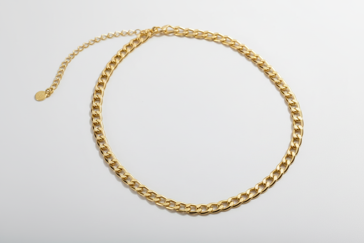 NECKLACE CHOKER SHINY SLIM GRUMET