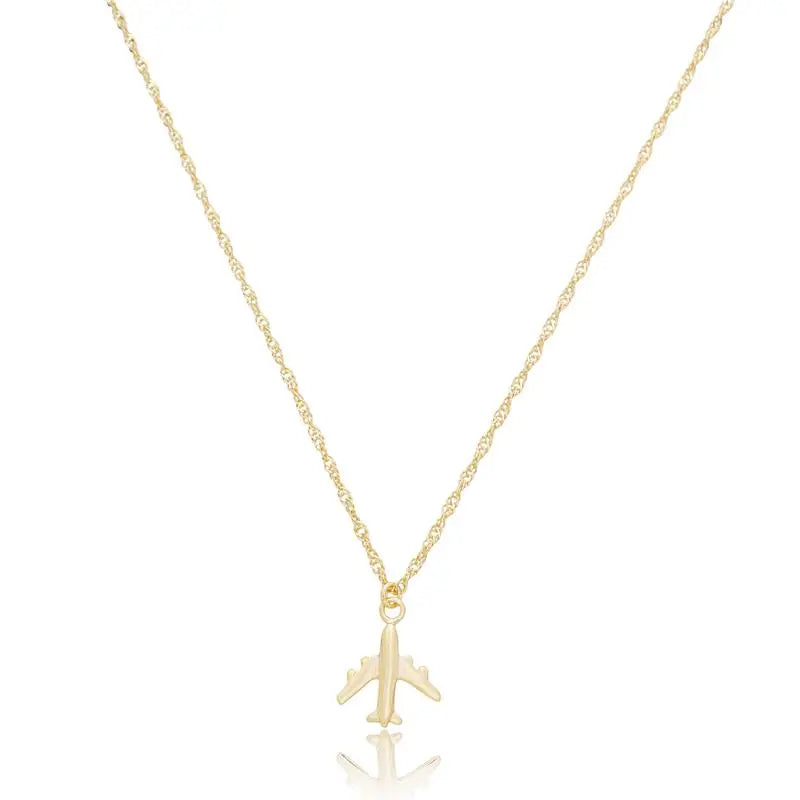 NECKLACE AIRPLANE TRAVELLER