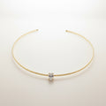 COLAR FIO GARGANTILHA OVAL CRISTAL